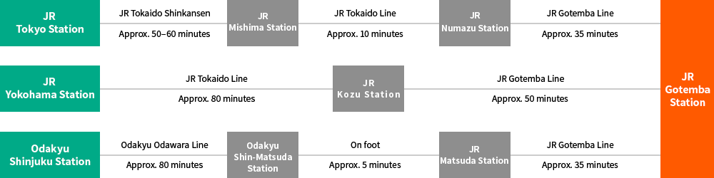 From the Tokyo metropolitan area